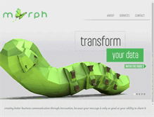 Tablet Screenshot of morph-data.com